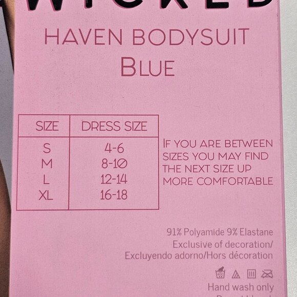 BeWicked Haven Bodysuit Blue - Picture 4 of 7